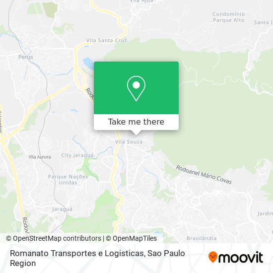 Romanato Transportes e Logisticas map