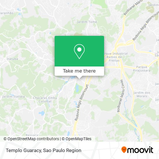 Templo Guaracy map