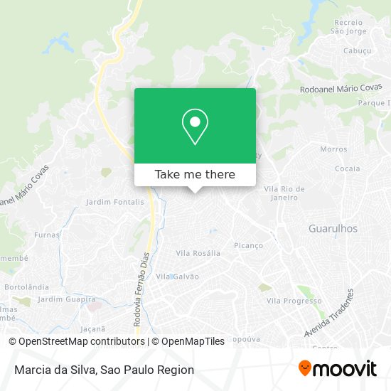 Mapa Marcia da Silva