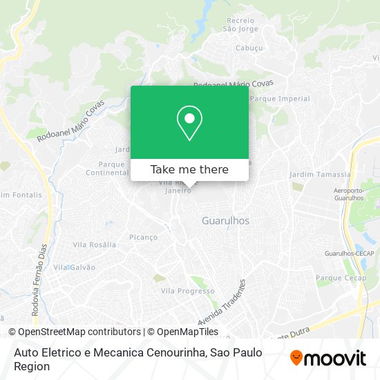Auto Eletrico e Mecanica Cenourinha map