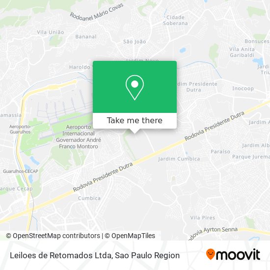Leiloes de Retomados Ltda map