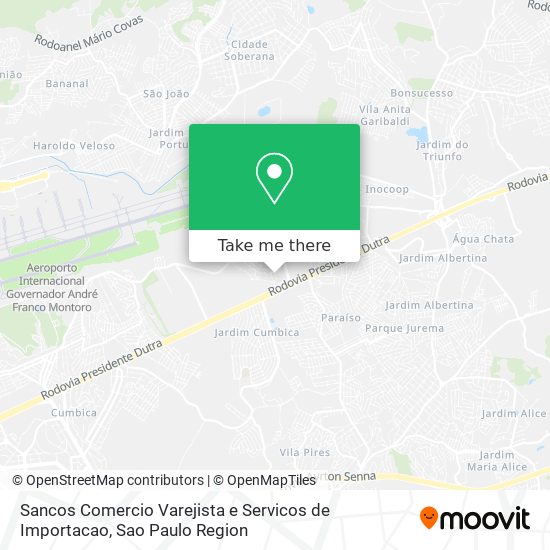 Sancos Comercio Varejista e Servicos de Importacao map