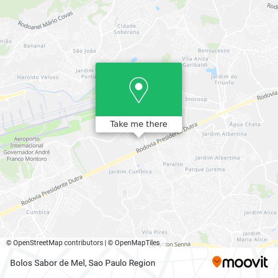 Bolos Sabor de Mel map