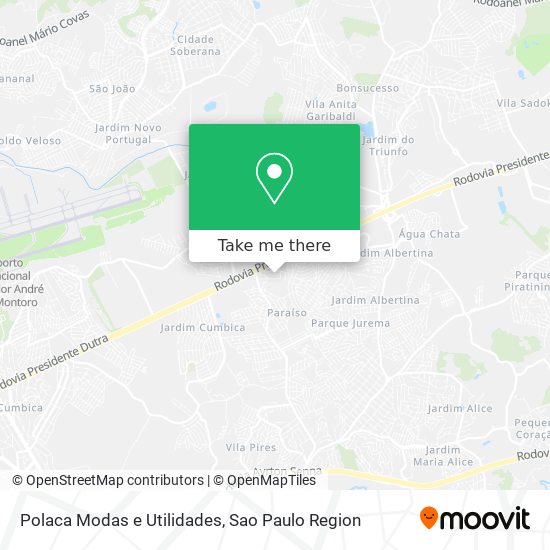 Mapa Polaca Modas e Utilidades