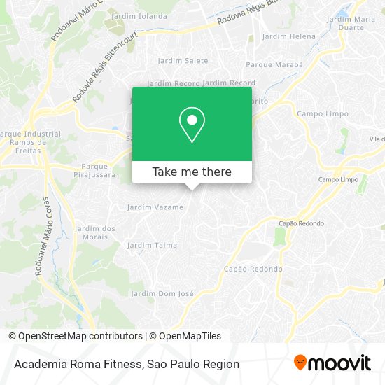 Academia Roma Fitness map