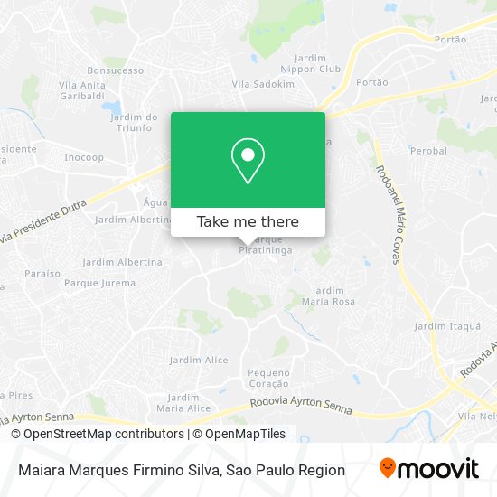 Maiara Marques Firmino Silva map