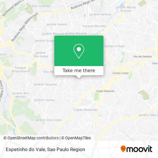 Espetinho do Vale map