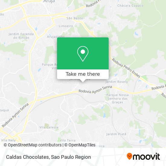 Caldas Chocolates map