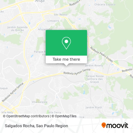 Salgados Rocha map