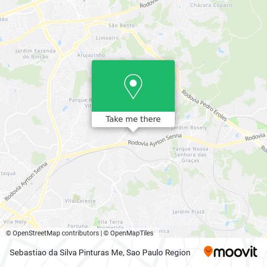 Sebastiao da Silva Pinturas Me map