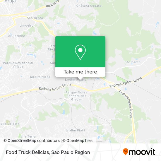 Food Truck Delicias map