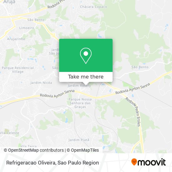 Refrigeracao Oliveira map