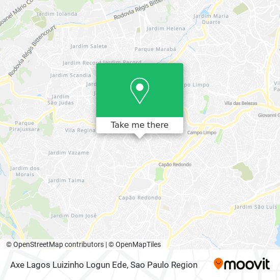 Axe Lagos Luizinho Logun Ede map