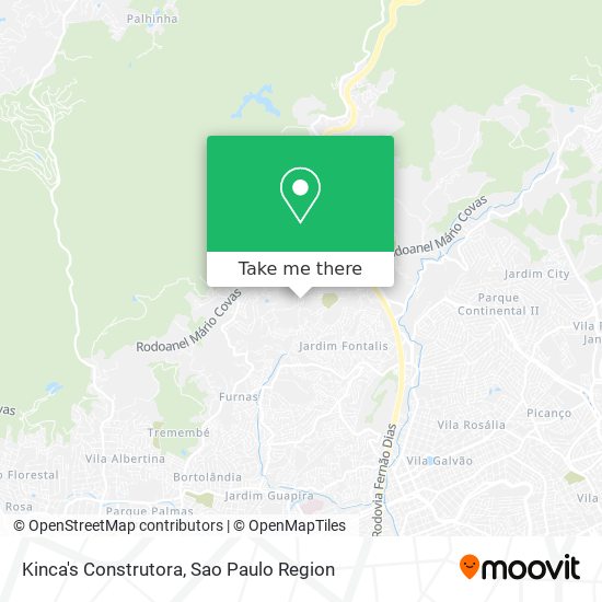 Mapa Kinca's Construtora