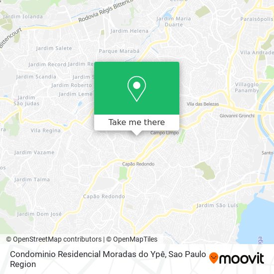 Condominio Residencial Moradas do Ypê map