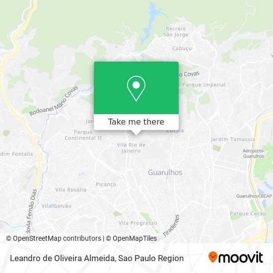 Leandro de Oliveira Almeida map