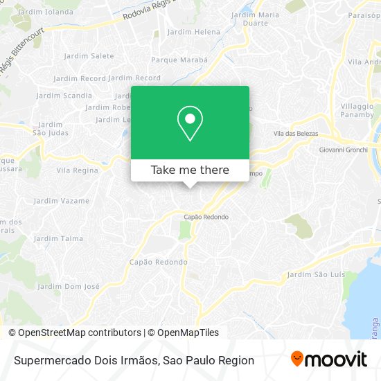 Supermercado Dois Irmãos map