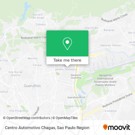 Mapa Centro Automotivo Chagas
