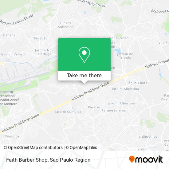 Faith Barber Shop map