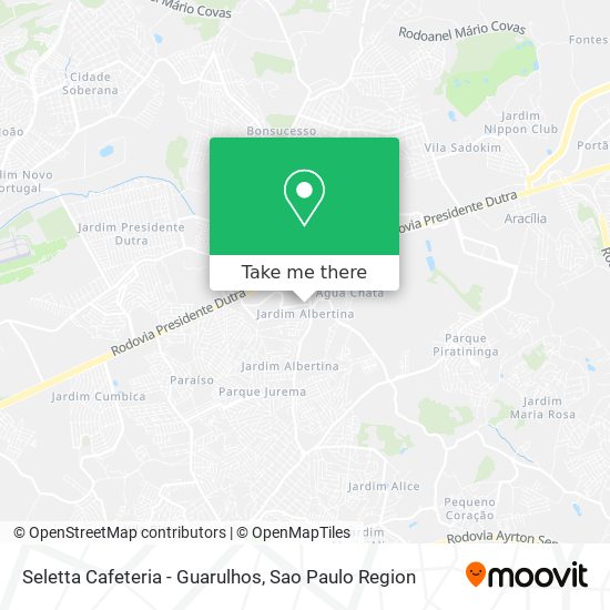 Seletta Cafeteria - Guarulhos map