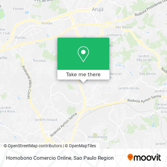 Homobono Comercio Online map