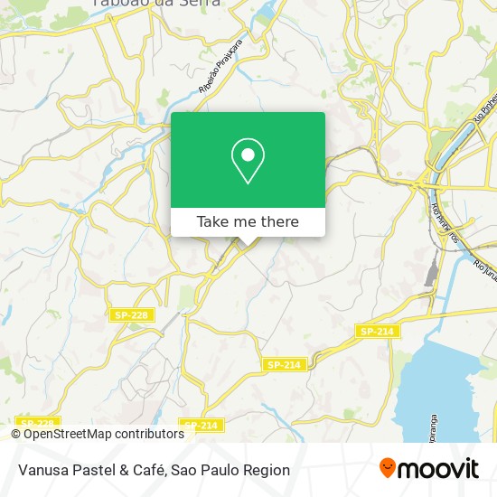 Vanusa Pastel & Café map
