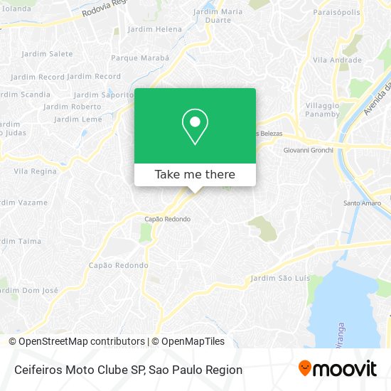 Mapa Ceifeiros Moto Clube SP