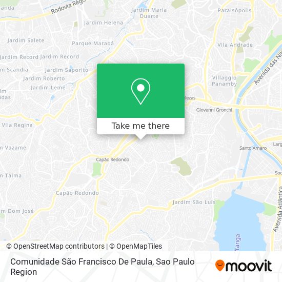 Comunidade São Francisco De Paula map