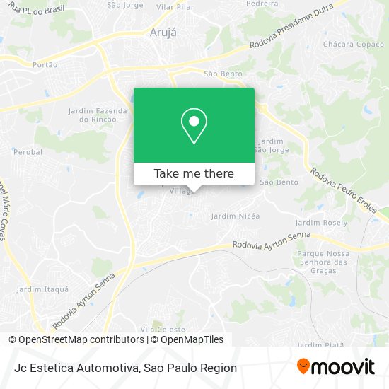 Mapa Jc Estetica Automotiva