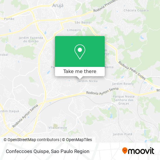 Confeccoes Quispe map