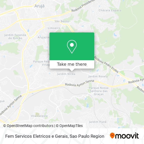 Fem Servicos Eletricos e Gerais map