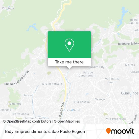 Bidy Empreendimentos map