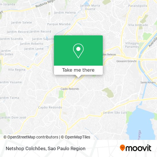 Netshop Colchões map