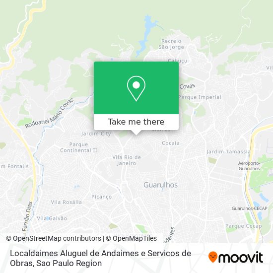 Localdaimes Aluguel de Andaimes e Servicos de Obras map