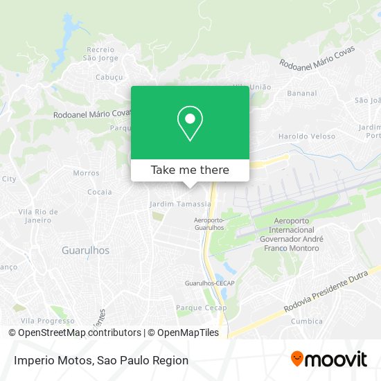 Imperio Motos map