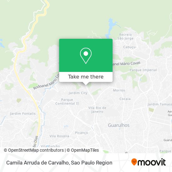 Camila Arruda de Carvalho map