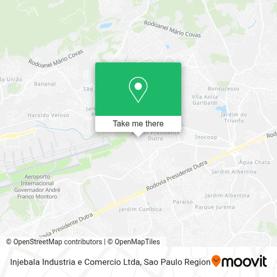 Injebala Industria e Comercio Ltda map