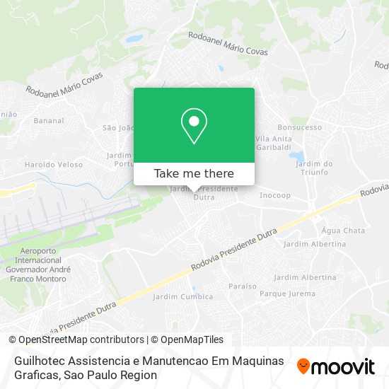 Guilhotec Assistencia e Manutencao Em Maquinas Graficas map