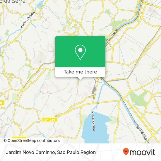 Jardim Novo Caminho map