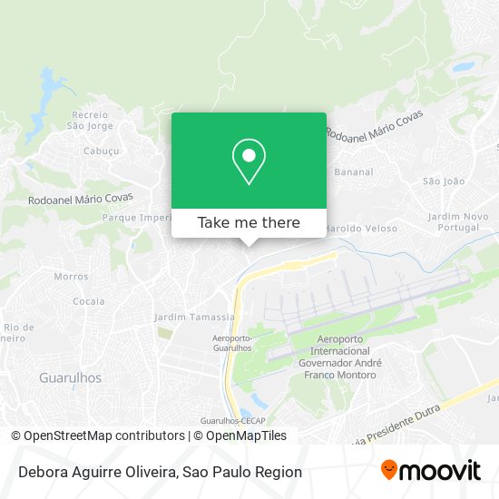 Debora Aguirre Oliveira map