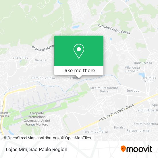 Lojas Mm map