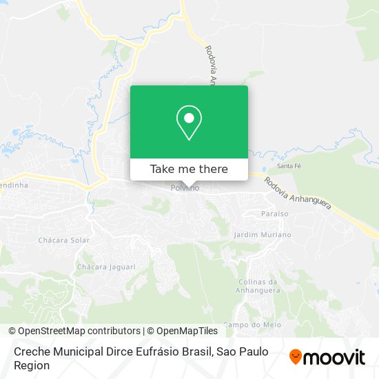 Creche Municipal Dirce Eufrásio Brasil map