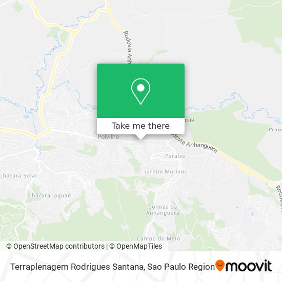 Terraplenagem Rodrigues Santana map