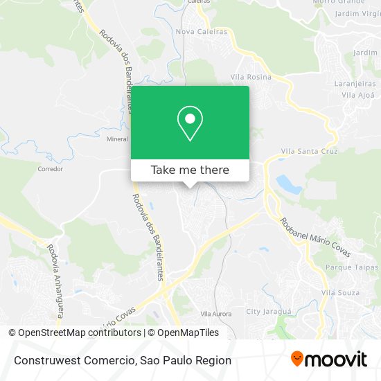 Mapa Construwest Comercio