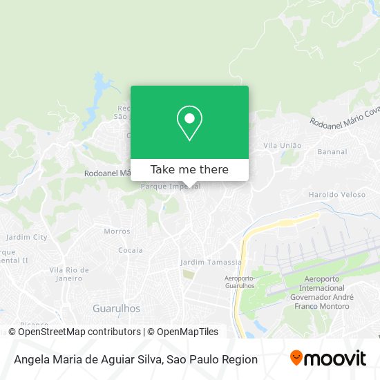 Angela Maria de Aguiar Silva map