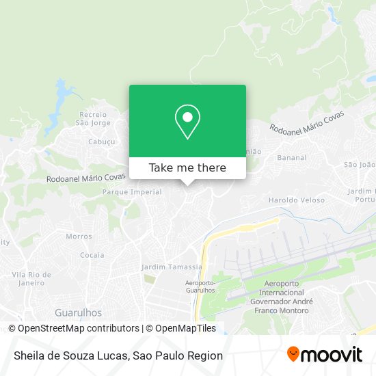 Sheila de Souza Lucas map