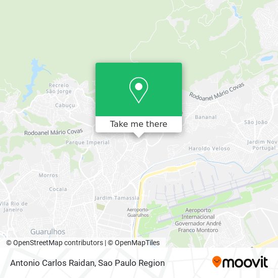 Antonio Carlos Raidan map