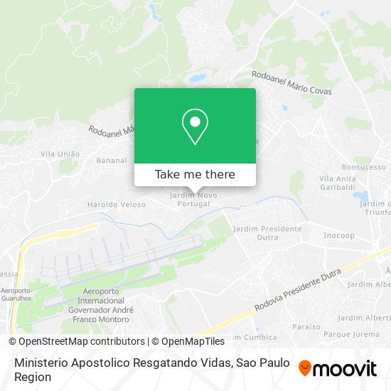 Ministerio Apostolico Resgatando Vidas map