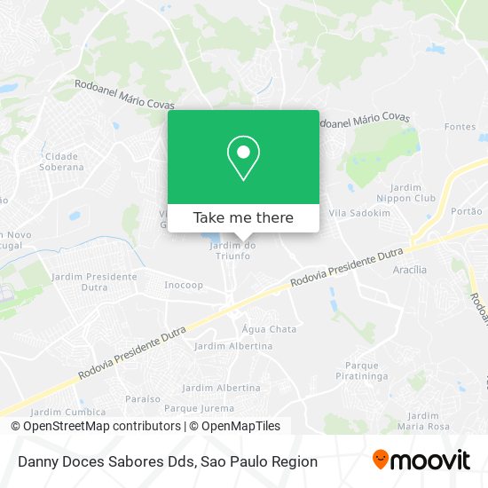 Danny Doces Sabores Dds map