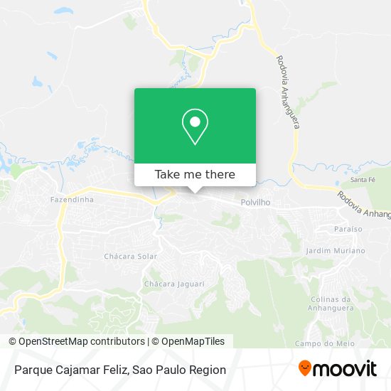 Parque Cajamar Feliz map